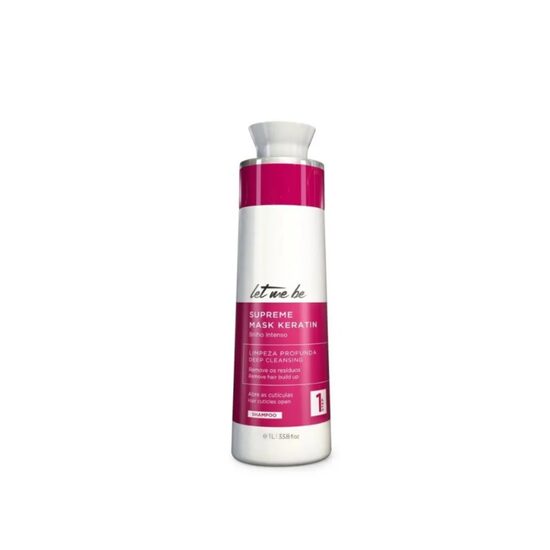 Supreme attīrošais šampūns pirms keratīna procedūras, 1000ml, LetMeBe
