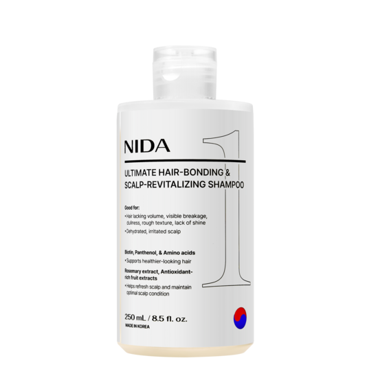 NIDA Ultimate matu saišu stiprinošs un galvas ādu atjaunojošs šampūns, 250ml