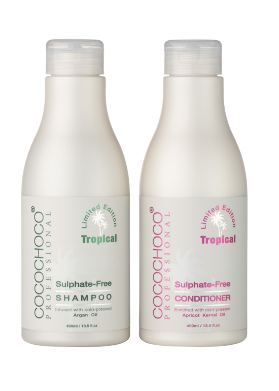 COCOCHOCO Tropical matu kopšanas komplekts (šampūns 400ml + kondicionieris 400ml)
