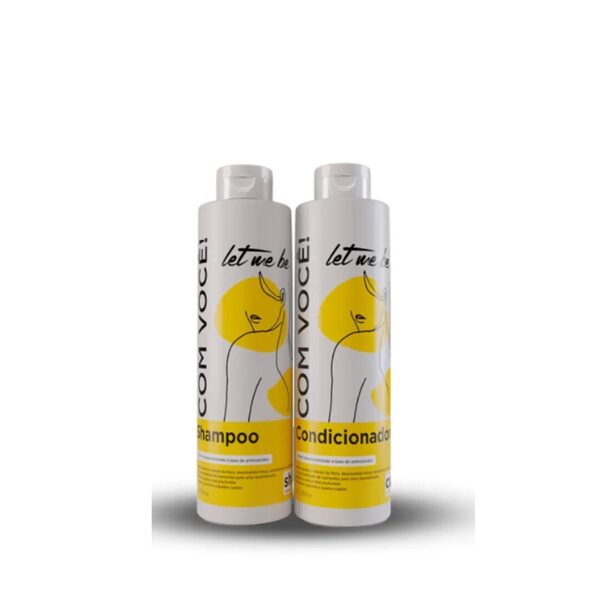 Com Você, mitrinošs komlekts (šampūns 1000ml + kondicionieris 1000ml), let me be