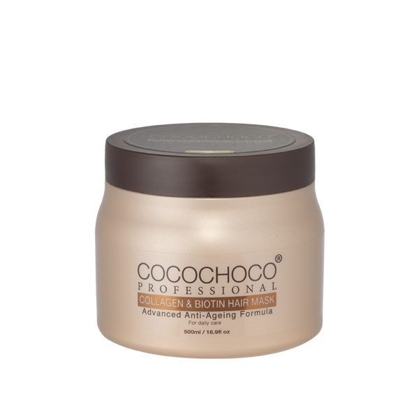 COCOCHOCO kologēna & biotīna atjaunojošā matu maska, 500ml